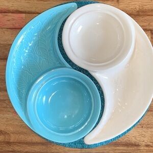 Vintage Yin Yang Serving Platter